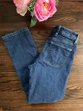 LL Bean flannel lined jeans, size 2